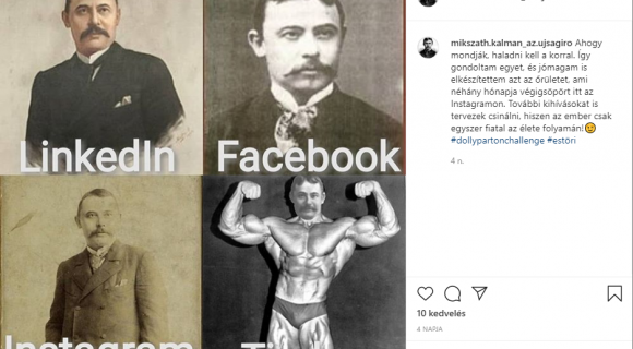 Ilyen lenne Mikszáth Kálmán Insta-oldala