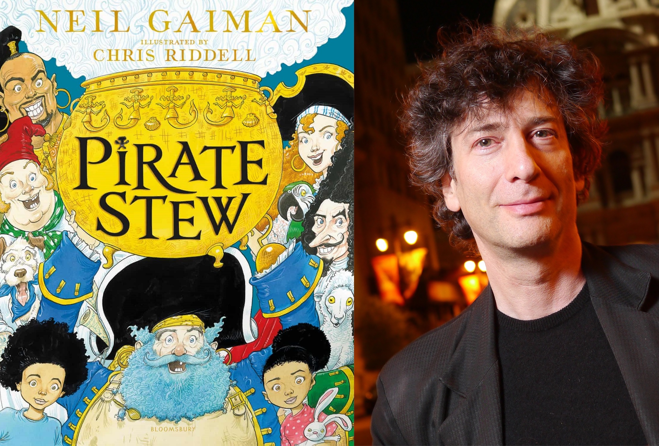 Kalózos gyerekkönyvet írt Neil Gaiman