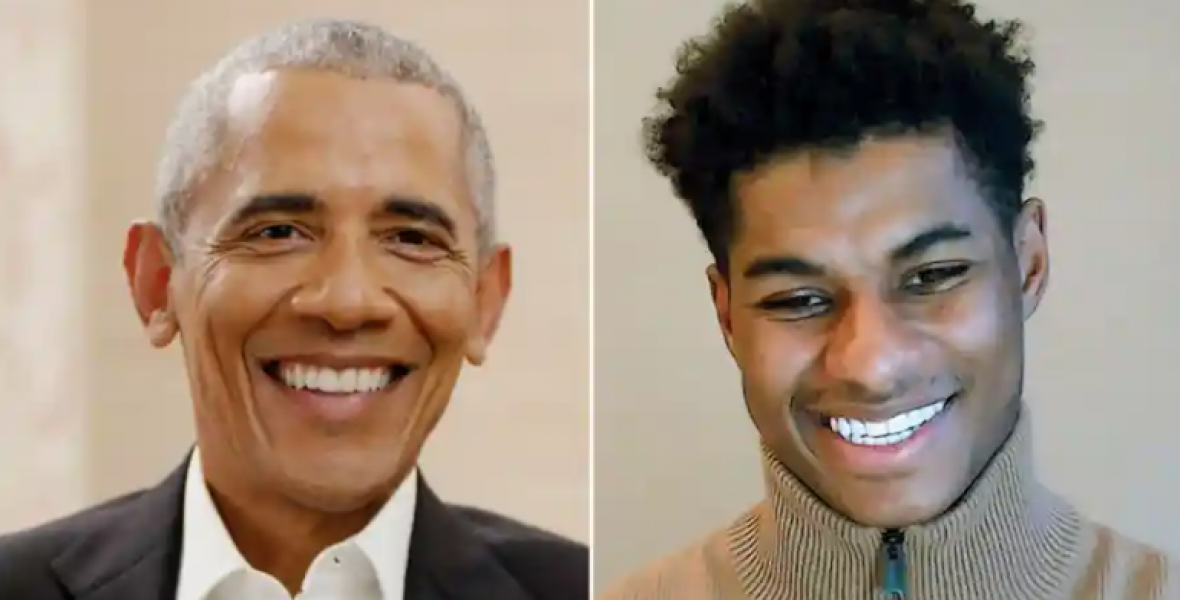 Obama a fiatalok erejéről is beszélgetett a Manchester United csatárával