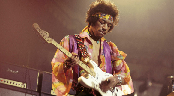 Jimi Hendrix kettétépett dalszöveglapja újra egyben