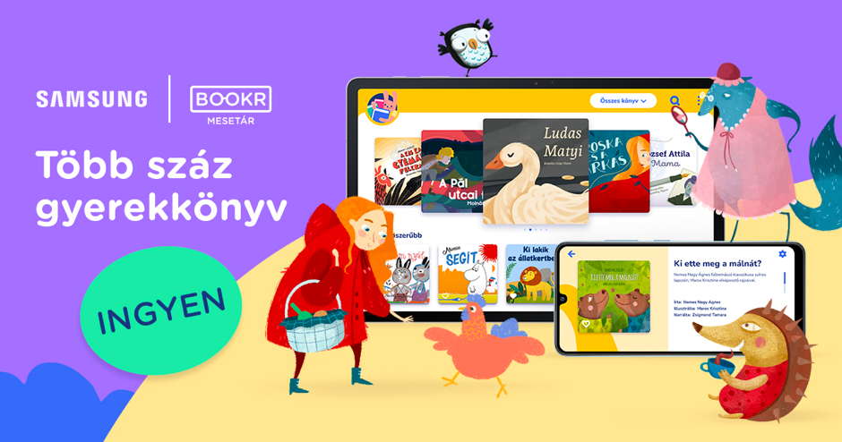 Nyáron ingyenesen elérhetővé válik a BOOKR Kids mesetára