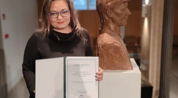 Szeifert Natália az idei Mészöly-díjas