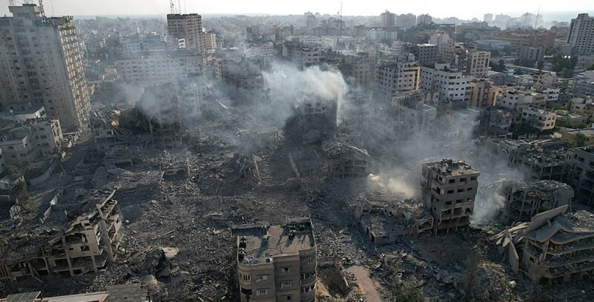 Megsemmisült Gáza városának legjelentősebb közkönyvtára