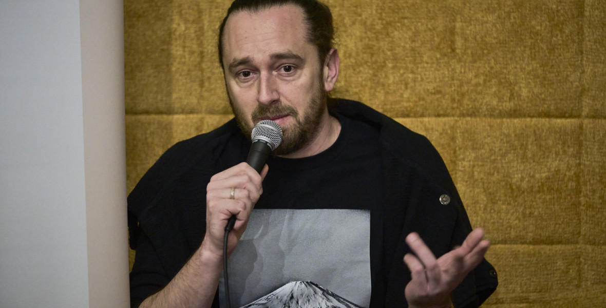 Simon Márton a Panodyssey eredményhirdetésén, fotó: Valuska Gábor