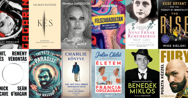 Rushdie, Gagarin, Pamela és Kobe – a legjobban várt életrajzi újdonságok 2024 tavaszán – Könyves magazin