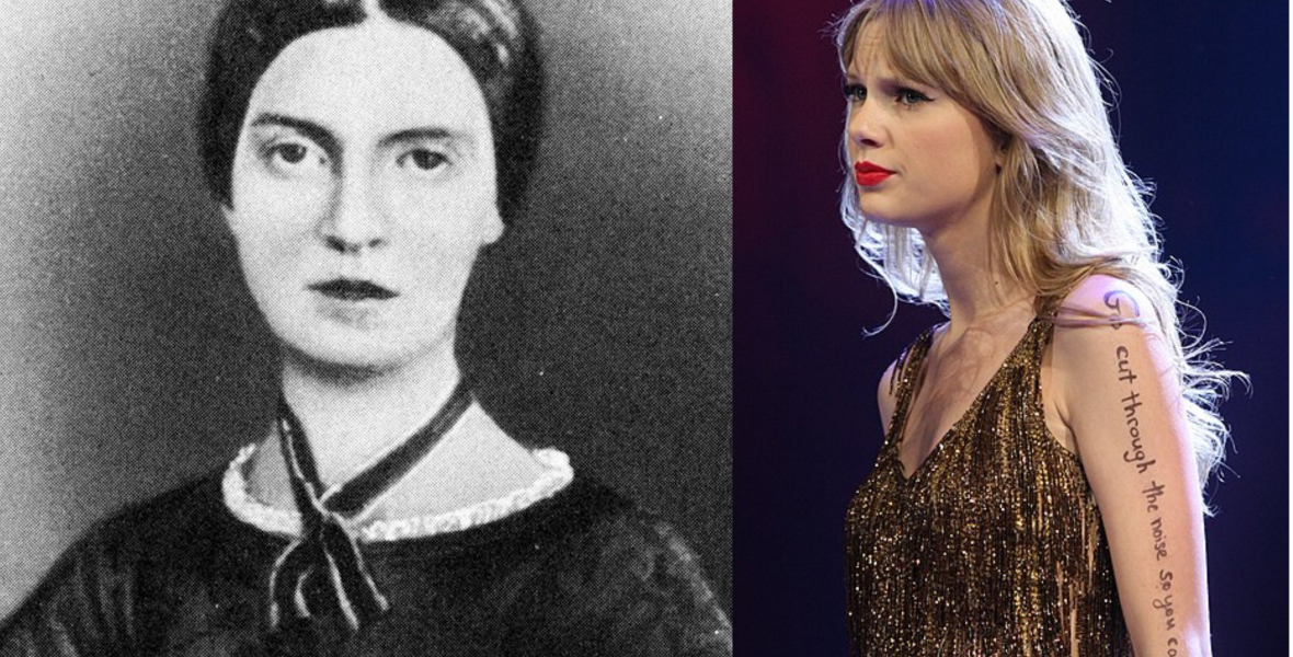 Taylor Swift Emily Dickinson költő távoli rokona