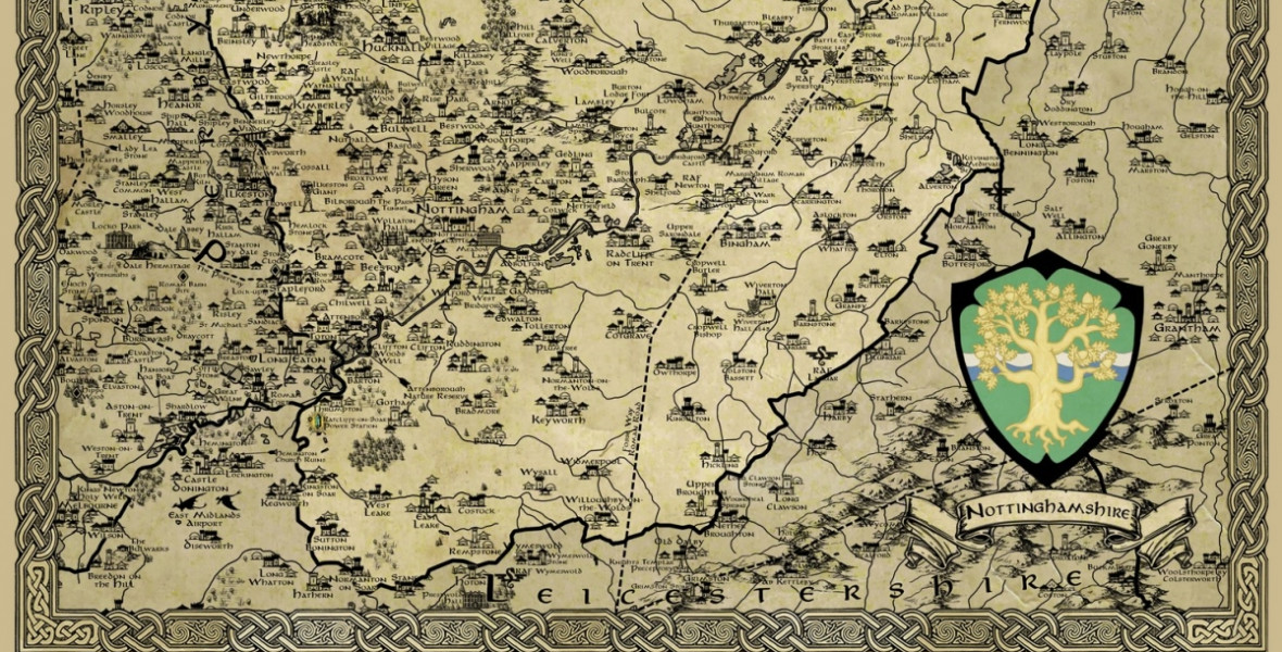 Ilyen, amikor egy Tolkien-rajongó elkészíti hazája mesebeli lényekkel teli térképét