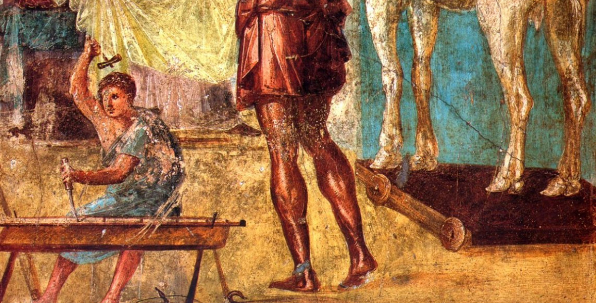 Gyerekrajzokra bukkantak Pompeiiben