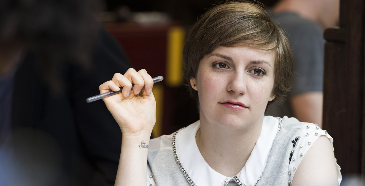 Lena Dunham mint Hannah Horvath a Csajokban - fotó: HBO - konyvesmagazin.hu