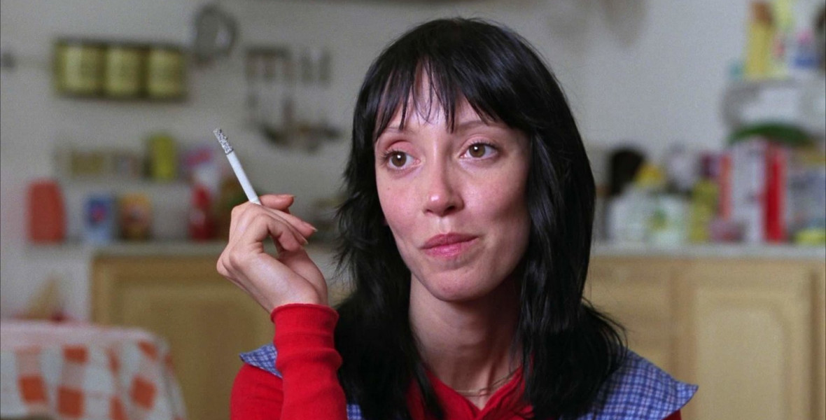 Shelley Duvall A ragyogás egyik jelenetében - fotó: Warner Bros. - konyvesmagazin.hu