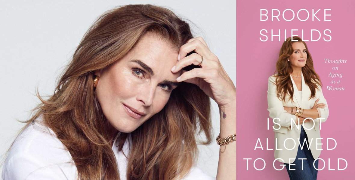 Brooke Shields és a borító - Flatiron Books - konyvesmagazin.hu