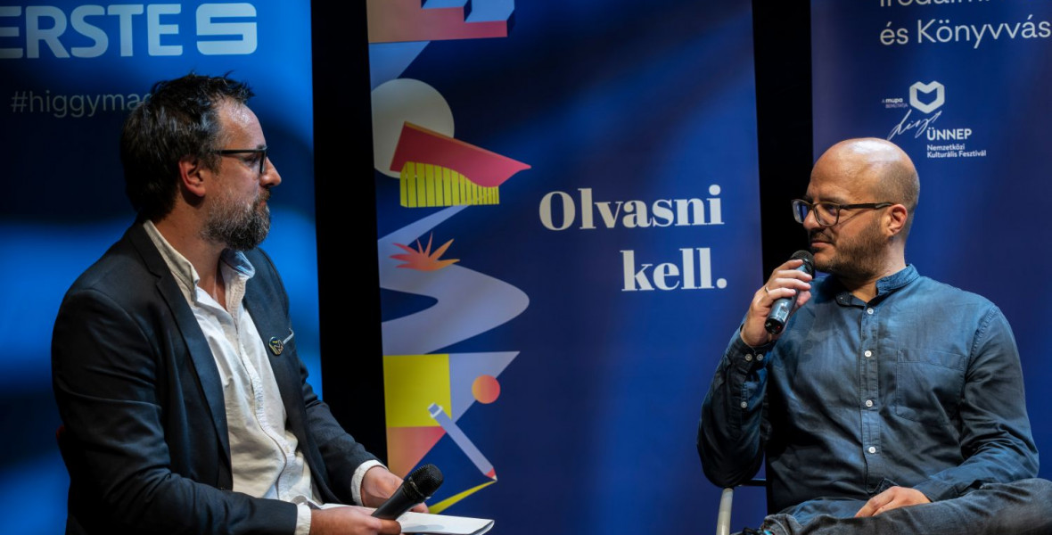 Valuska László és Szűcs Ádám - fotó: Posztós János - konyvesmagazin.hu