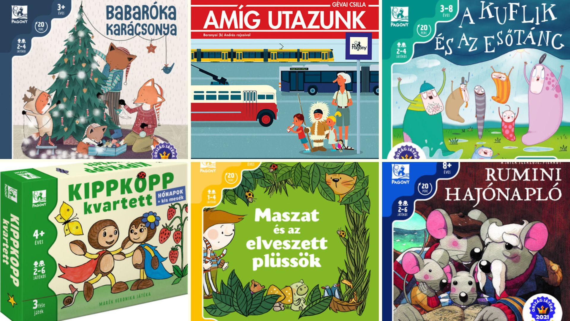 Könyves társasjátékok ovisoknak