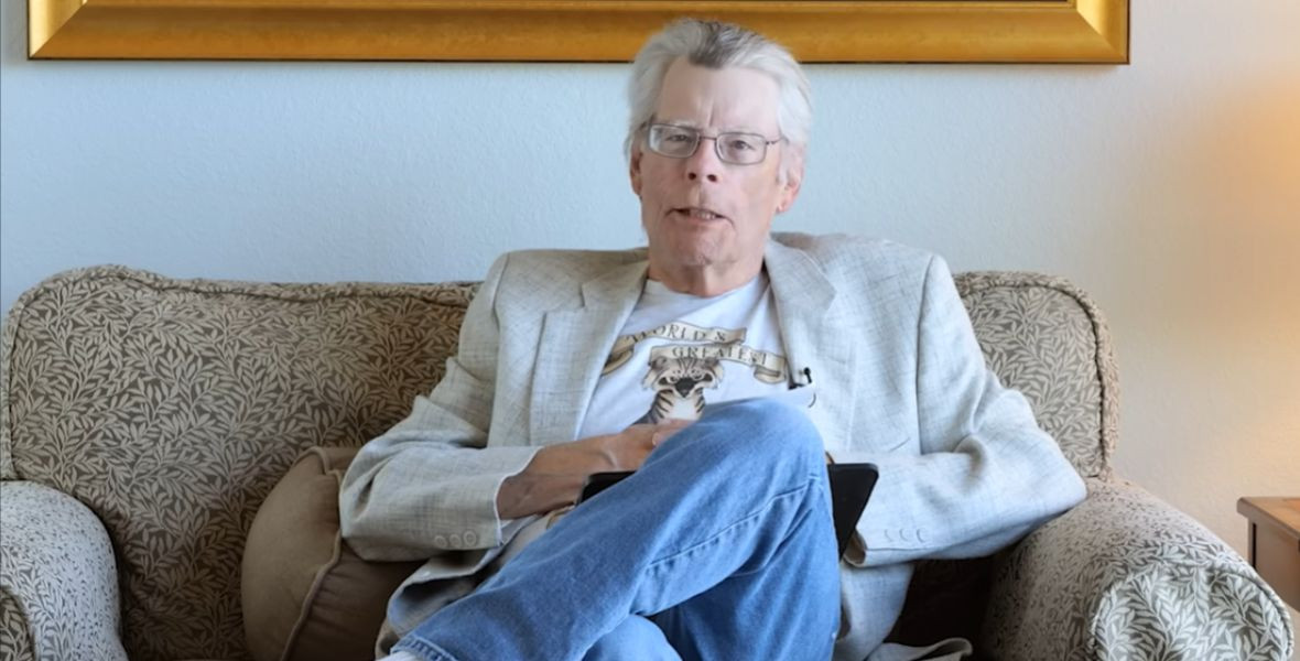 Videó: Stephen King új könyvéből olvas fel