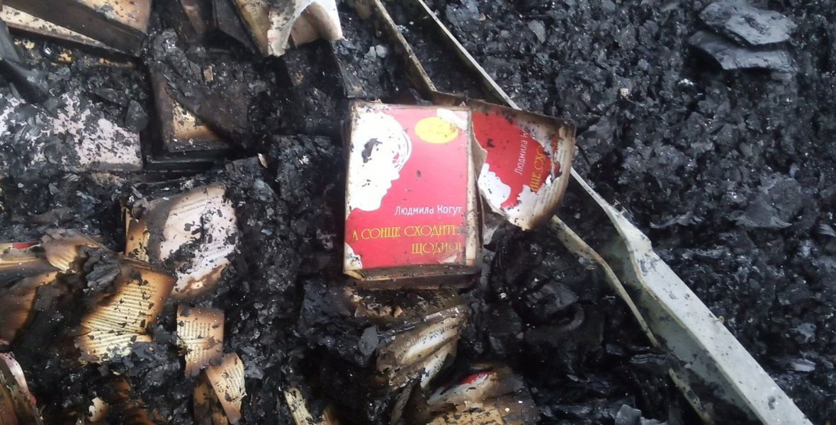 Egy ukrán könyvkiadó is megsemmisült az orosz támadásban