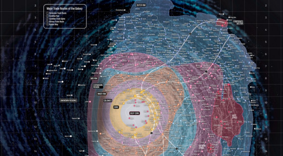 Elkészült a Star Wars-galaxis térképe: tudod, hol van a Ferrix?