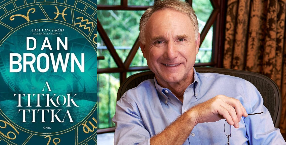 Dan Brown, A titkok titka - forrás: GABO, a szerző FB-oldala Dan Brown új regénye karácsonykor már magyarul is olvasható