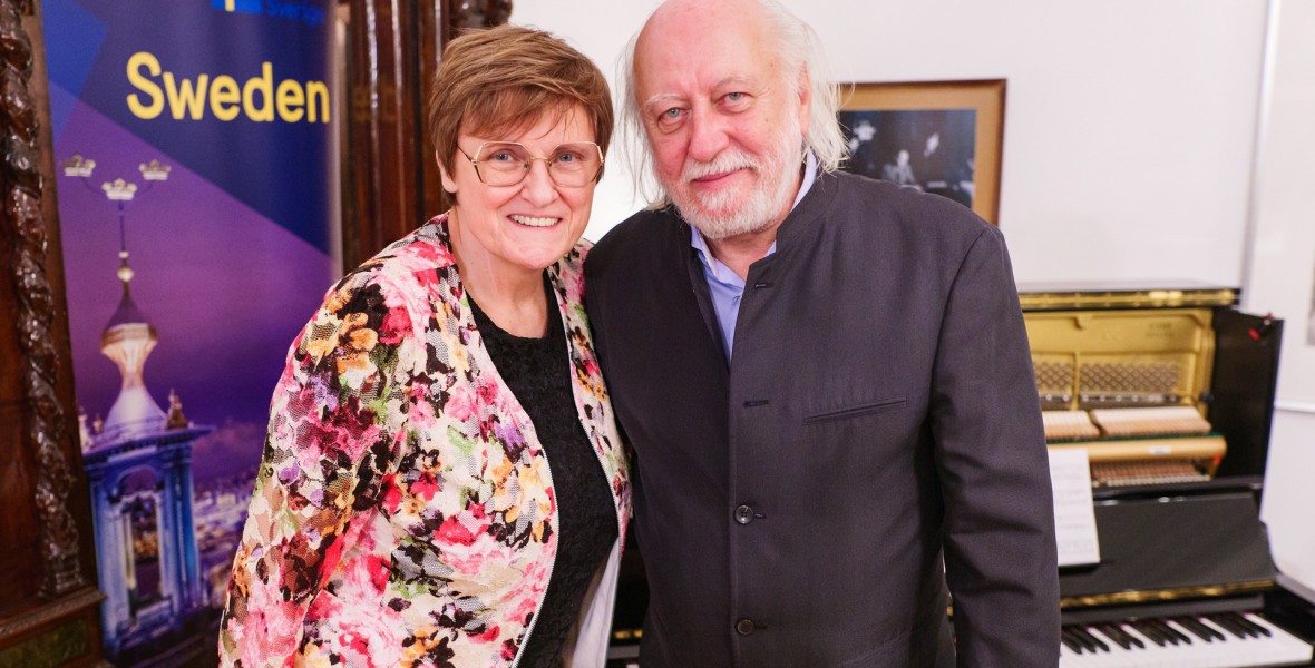 Közös fotón Karikó Katalin és Krasznahorkai László