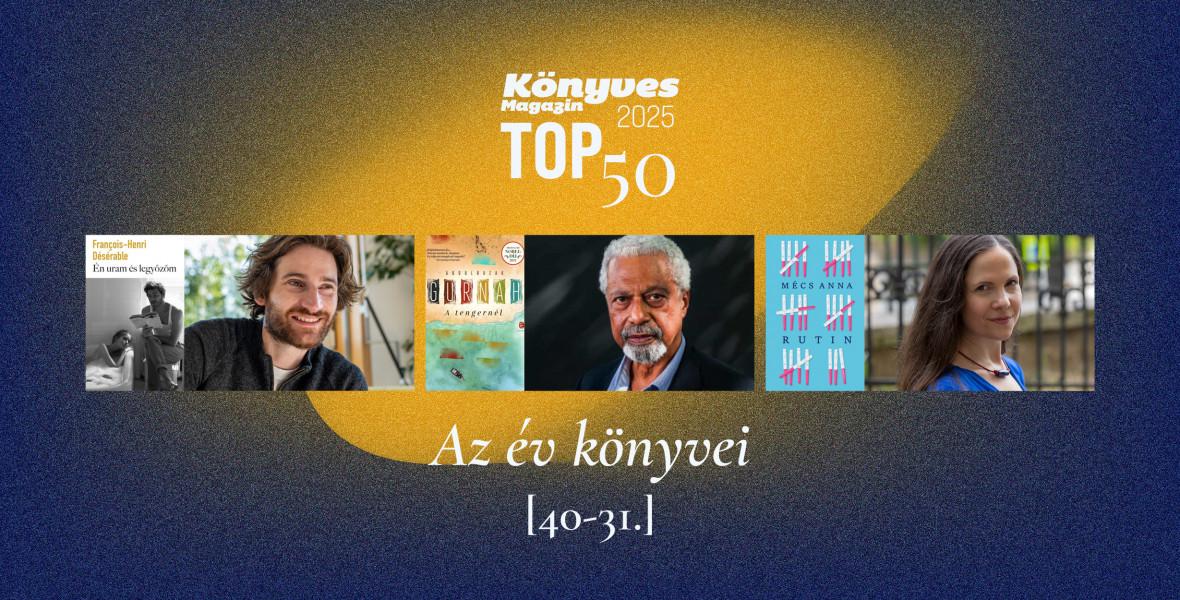 2025 legjobb könyvei 40-31.