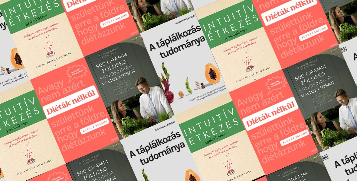 Eleged van a diétákból, de egészségesen étkeznél? Ezek a könyvek segítenek!