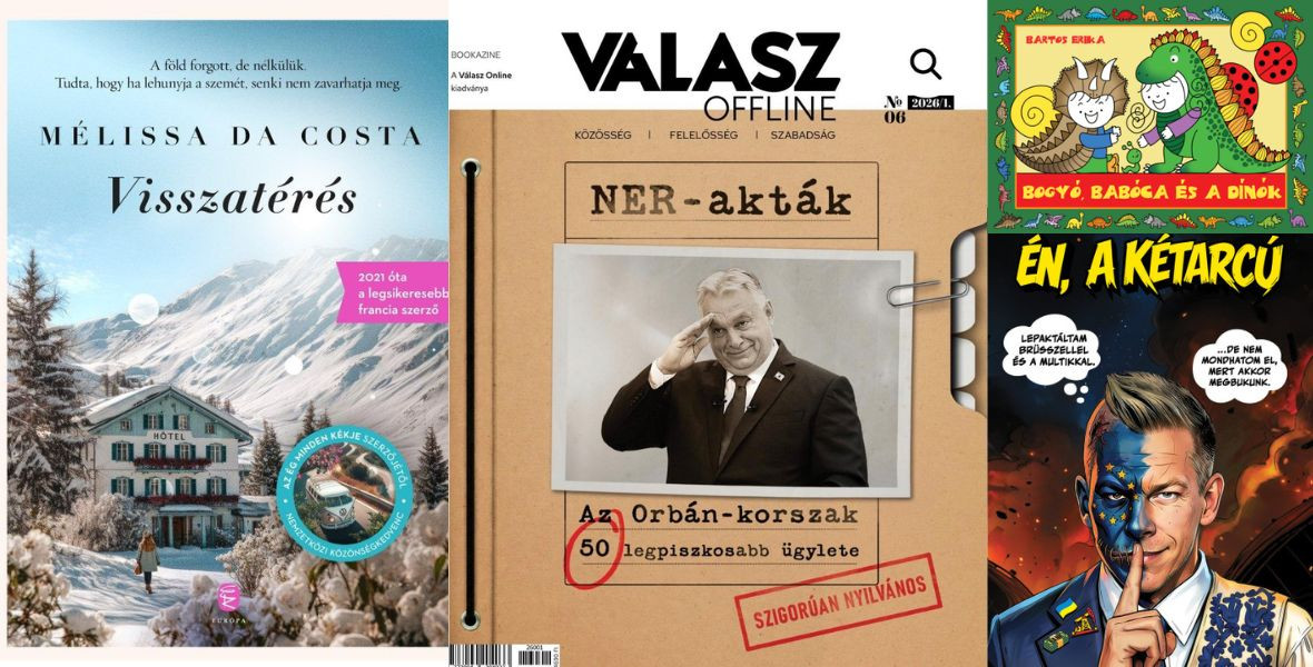 Magyar Péter kicsúszott a top 3-ból, Mélissa da Costa nyerte az áprilist a Bookline oldalán