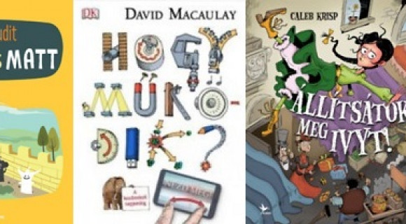 Szívünk rajta – Matricát kaptak a kreativitást segítő és a világ működését megértő könyvek