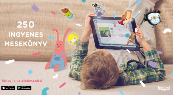 250 ingyenes mesével ünnepel a BOOKR Kids