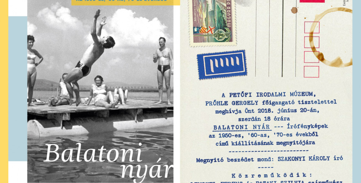 Így nyaraltak a magyar írók a Balatonon