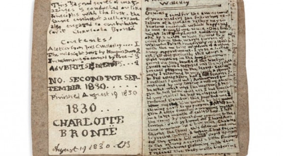 Hatalmas összeget fizettek Charlotte Brontë kézzel írt, miniatűr könyvéért