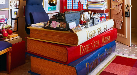 Danielle Steel íróasztala egy CSODA