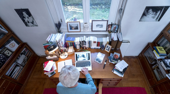 Így néz ki Németh Gábor dolgozószobája