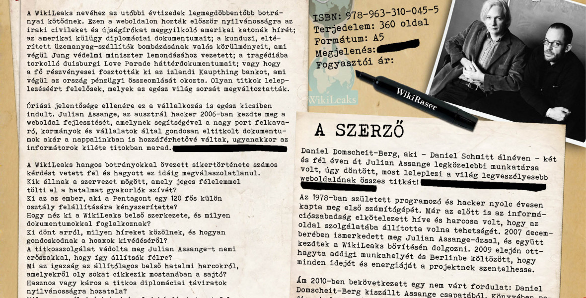 Wikileaks-könyvek jelennek meg hamarosan magyarul